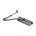 Дверний доводчик Dortec DT-65HA Graphite 85-120кг з фіксацією дверей у відчиненому положенні