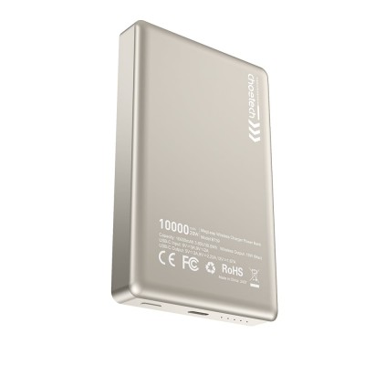 Повербанк 10000mAh Choetech B739 Silver QC3.0 PD3.0 бездротова магнітна зарядка Повербанк 10000mAh Choetech B739 Silver QC3.0 PD3.0 бездротова магнітна зарядка