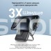 Повербанк 10000mAh Choetech B735 Black QC3.0 PD3.0 бездротова магнітна зарядка, вбудований кабель, підставка Повербанк 10000mAh Choetech B735 Black QC3.0 PD3.0 бездротова магнітна зарядка, вбудований кабель, підставка