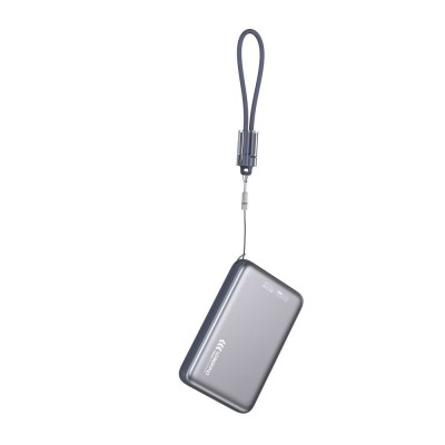 Повербанк 10000mAh Choetech B862 Grey 22.5W QC3.0 PD3.0 бездротова магнітна зарядка MagSafe