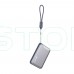 Повербанк 10000mAh Choetech B862 Grey 22.5W QC3.0 PD3.0 бездротова магнітна зарядка MagSafe