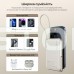 Повербанк 10000mAh Choetech B735 White QC3.0 PD3.0 бездротова магнітна зарядка, вбудований кабель, підставка Повербанк 10000mAh Choetech B735 White QC3.0 PD3.0 бездротова магнітна зарядка, вбудований кабель, підставка