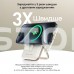 Повербанк 10000mAh Choetech B735 White QC3.0 PD3.0 бездротова магнітна зарядка, вбудований кабель, підставка Повербанк 10000mAh Choetech B735 White QC3.0 PD3.0 бездротова магнітна зарядка, вбудований кабель, підставка