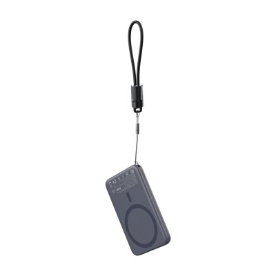Повербанк 5000mAh Choetech B861 Grey 20W QC3.0 PD3.0 бездротова магнітна зарядка MagSafe Повербанк 5000mAh Choetech B861 Grey 20W QC3.0 PD3.0 бездротова магнітна зарядка MagSafe