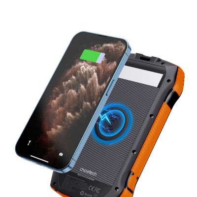 Повербанк з сонячною панеллю 20000mAh Choetech B657 Black PD20W+QC QC3.0 PD3.0 бездротова зарядка Повербанк з сонячною панеллю 20000mAh Choetech B657 Black PD20W+QC QC3.0 PD3.0 бездротова зарядка