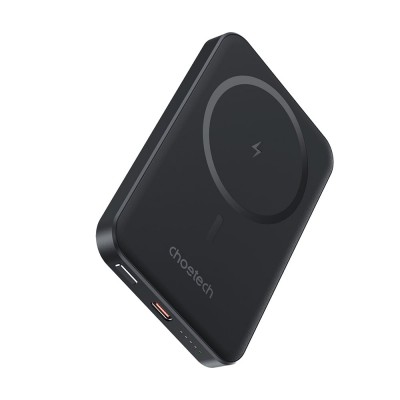Повербанк 5000mAh Choetech B709 Black PD3.0 бездротова магнітна зарядка