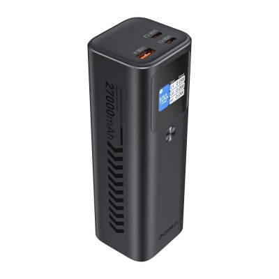 Повербанк 27000mAh Choetech B670 Grey 140W QC3.0 PD3.1 TFT Smart дисплей