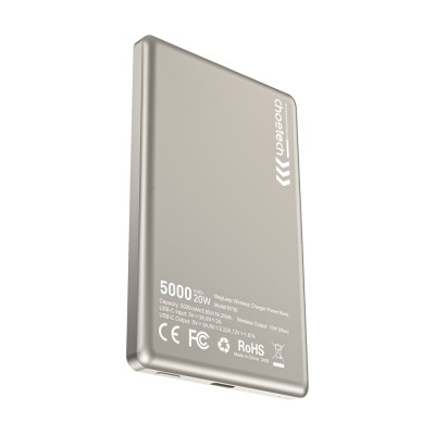 Повербанк 5000mAh Choetech B738 White QC3.0 PD3.0 бездротова магнітна зарядка Повербанк 5000mAh Choetech B738 White QC3.0 PD3.0 бездротова магнітна зарядка