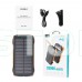 Повербанк з сонячною панеллю 20000mAh Choetech B657 Black PD20W+QC QC3.0 PD3.0 бездротова зарядка Повербанк з сонячною панеллю 20000mAh Choetech B657 Black PD20W+QC QC3.0 PD3.0 бездротова зарядка