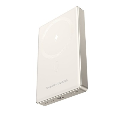 Повербанк 10000mAh Choetech B739 Silver QC3.0 Беспроводная магнитная зарядка
