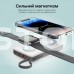 Повербанк 10000mAh Choetech B695 White QC3.0 PD3.0 беспроводная зарядка смартфонов и Apple Watch