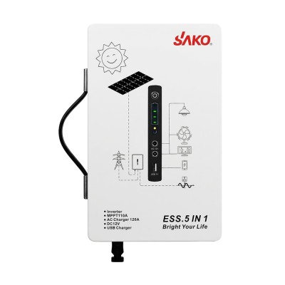 Система резервного живлення (інвертор та батарея) Sako Alpha-ESS-500W/1KWh настінна. Потужність 500 Вт, енергоємність 1004.8 Вт*год, LifePO4