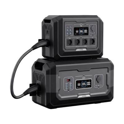 Комплект резервного живлення OUPES 3072Wh 2000W: зарядна станція OUPES Mega 1 S1 2000W 1024Wh LiFePO4 та додаткова батарея OUPES S2-BAT 2048Wh LiFePO4