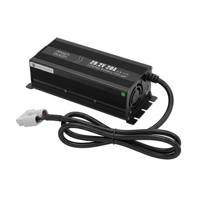Зарядний пристрій для акумуляторних батарей LiFePO4 29.2V/20A Power Queen P24V20A-BCHA-MINI-X Зарядний пристрій для акумуляторних батарей LiFePO4 29.2V/20A Power Queen P24V20A-BCHA-MINI-X