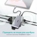 USB-C хаб 9-в-1 Choetech M15 HDMI 4K@30Hz, VGA, 3 USB3.0, RJ45, USB-C PD, SD-card, TF-card