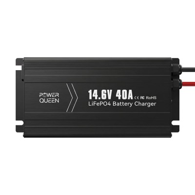 Зарядний пристрій для акумуляторних батарей LiFePO4 14.6V/40A Power Queen P12V40A-BCHA-Y