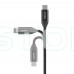 Кабель Choetech ХСС-1060 Black USB-C to USB-C PD3.1 240W 1m+2m, набір з 2 шт. Кабель Choetech ХСС-1060 Black USB-C to USB-C PD3.1 240W 1m+2m, набір з 2 шт.