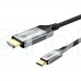 Кабель Choetech CH0021 Black USB-C to HDMI 4K@60Hz 1.8m