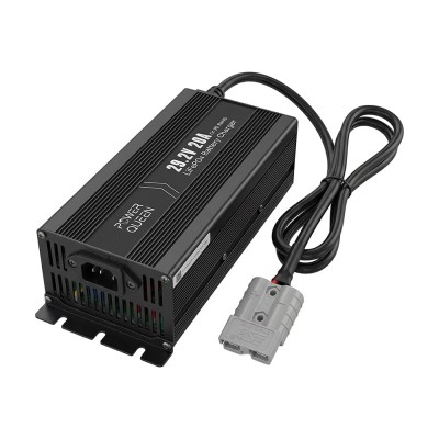 Зарядний пристрій для акумуляторних батарей LiFePO4 29.2V/20A Power Queen P24V20A-BCHA-MINI-X Зарядний пристрій для акумуляторних батарей LiFePO4 29.2V/20A Power Queen P24V20A-BCHA-MINI-X