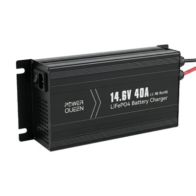 Зарядний пристрій для акумуляторних батарей LiFePO4 14.6V/40A Power Queen P12V40A-BCHA-Y
