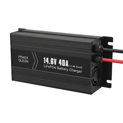 Зарядний пристрій для акумуляторних батарей LiFePO4 14.6V/40A Power Queen P12V40A-BCHA-Y