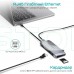 USB-C хаб 9-в-1 Choetech M15 HDMI 4K@30Hz, VGA, 3 USB3.0, RJ45, USB-C PD, SD-card, TF-card