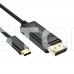 Кабель Choetech XCP-1801 Black USB-C to DisplayPort 8K@60Hz 1.8m