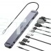 USB-C хаб 11-в-1 Choetech M20 HDMI 4K@30Hz, VGA, 3 USB-A 3.0, USB-C 3.0, RJ45, USB-C PD, SD-card, TF-card, 3.5mm audio USB-C хаб 11-в-1 Choetech M20 HDMI 4K@30Hz, VGA, 3 USB-A 3.0, USB-C 3.0, RJ45, USB-C PD, SD-card, TF-card, 3.5mm audio