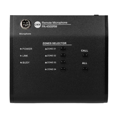 Микрофон выносной пейджинговый CMX PA-4500RM, 4 зоны