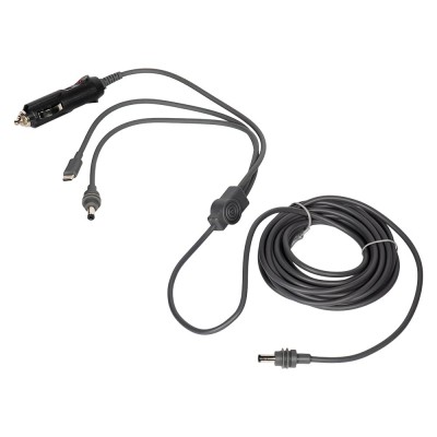 Кабель живлення 3 в 1 для Starlink Mini E-NET автомобільний прикурювач, DC Plug та USB Type-C Plug 5м Кабель живлення 3 в 1 для Starlink Mini E-NET автомобільний прикурювач, DC Plug та USB Type-C Plug 5м