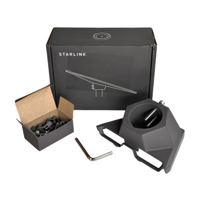 Кріплення перехідника для труб Starlink Standard Pipe Adapter до Starlink Gen3 REV4 Кріплення перехідника для труб Starlink Standard Pipe Adapter до Starlink Gen3 REV4