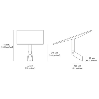Настінне кріплення Starlink Standard Wall Mount до Starlink Gen3 REV4 Настінне кріплення Starlink Standard Wall Mount до Starlink Gen3 REV4