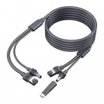 Кабель живлення та передачі даних 2 в 1 DC+Ethernet для Starlink Mini з перехідником Type-C 45м