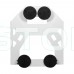 Кронштейн на магнітах E-NET SMM-02 White на дах автомобіля для Starlink Mini