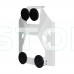 Кронштейн на магнітах E-NET SMM-02 White на дах автомобіля для Starlink Mini