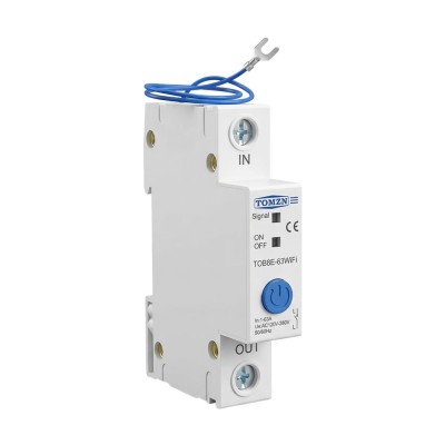 Розумний автоматичний вимикач з Wi-Fi (eWeLink) TOMZN TOB8E-63 63A