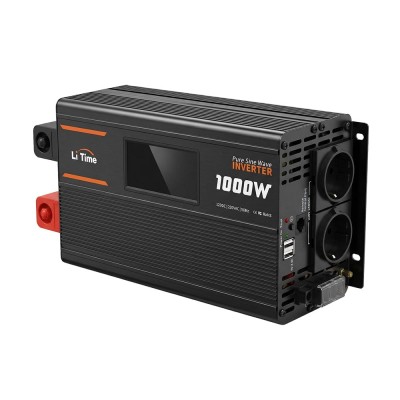 Автономний однофазний інвертор 1kW/12V LiTime L12V1KW-EN-D Автономний однофазний інвертор 1kW/12V LiTime L12V1KW-EN-D