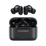 Бездротові навушники Choetech BH-T15 Black TWS, Bluetooth 5.2, ANC+ENC