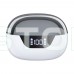 Бездротові навушники Choetech BH-T60 White TWS, Bluetooth 5.3, ANC+ENC, LED-дисплей