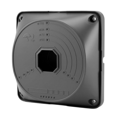 Монтажна коробка Light Vision VLC-08BX, пластик, 130*130*40 мм, графітова Монтажна коробка Light Vision VLC-08BX, пластик, 130*130*40 мм, графітова