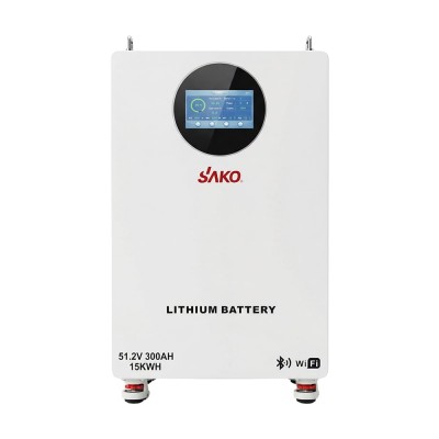 Акумуляторна батарея літій-залізо-фосфатна LiFePO4 300А*год 51.2В 15360Вт*год Sako Li-Sun series SK-51.2V300Ah настінний / підлоговий монтаж