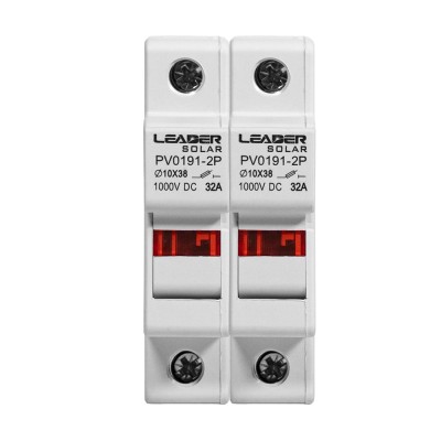 Роз'єднувач запобіжників 32A Leader PV0191-2P DC 1000V