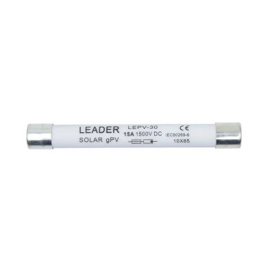 Плавкий предохранитель 15A 1500V Leader FSKDC15AL для солнечных панелей Плавкий предохранитель 15A 1500V Leader FSKDC15AL для солнечных панелей