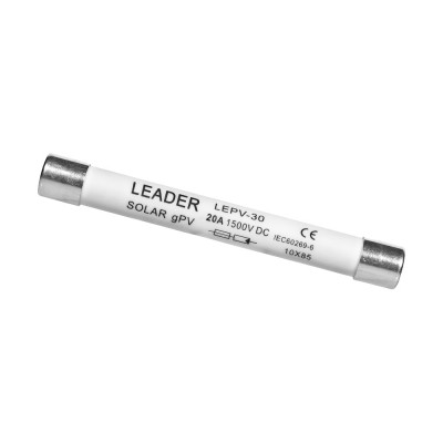 Плавкий предохранитель 20A 1500V Leader FSKDC20AL для солнечных панелей Плавкий предохранитель 20A 1500V Leader FSKDC20AL для солнечных панелей