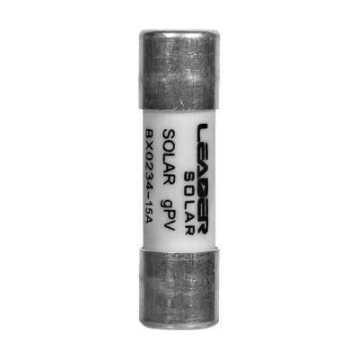 Плавкий запобіжник 15A 1000V Leader BX0234 для сонячних панелей Плавкий запобіжник 15A 1000V Leader BX0234 для сонячних панелей