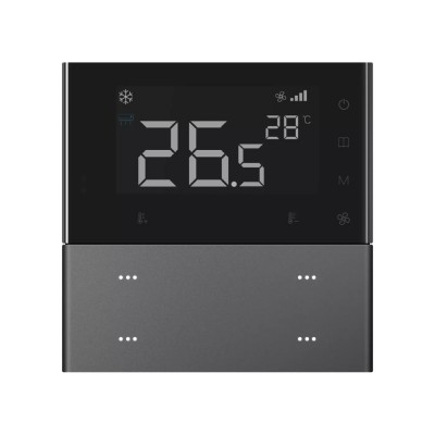 Панель контроля температуры KNX Akubela KXTC-B1B4-EU Панель контроля температуры KNX Akubela KXTC-B1B4-EU