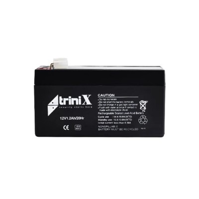 Аккумуляторная батарея 12В 1.2Ач Trinix 12V1.2Ah/20Hr AGM свинцово-кислотная
