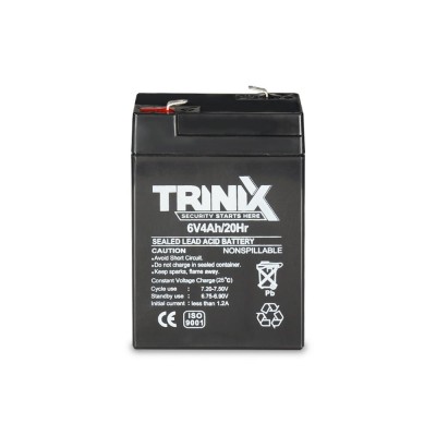 Аккумуляторная батарея 6В 4Ач Trinix 6V4Ah/20Hr AGM свинцово-кислотная