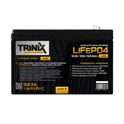 Акумуляторна батарея літій-залізо-фосфатна 12.8В 12А*год Trinix TLFP-1212S1 Ultra LiFePO4