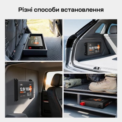 Акумуляторна батарея літій-залізо-фосфатна 12.8В 100А*год LiFePO4 LiTime Slim 12V100-100-SLIM-LTCP-4-SE100 ультратонка Акумуляторна батарея літій-залізо-фосфатна 12.8В 100А*год LiFePO4 LiTime Slim 12V100-100-SLIM-LTCP-4-SE100 ультратонка